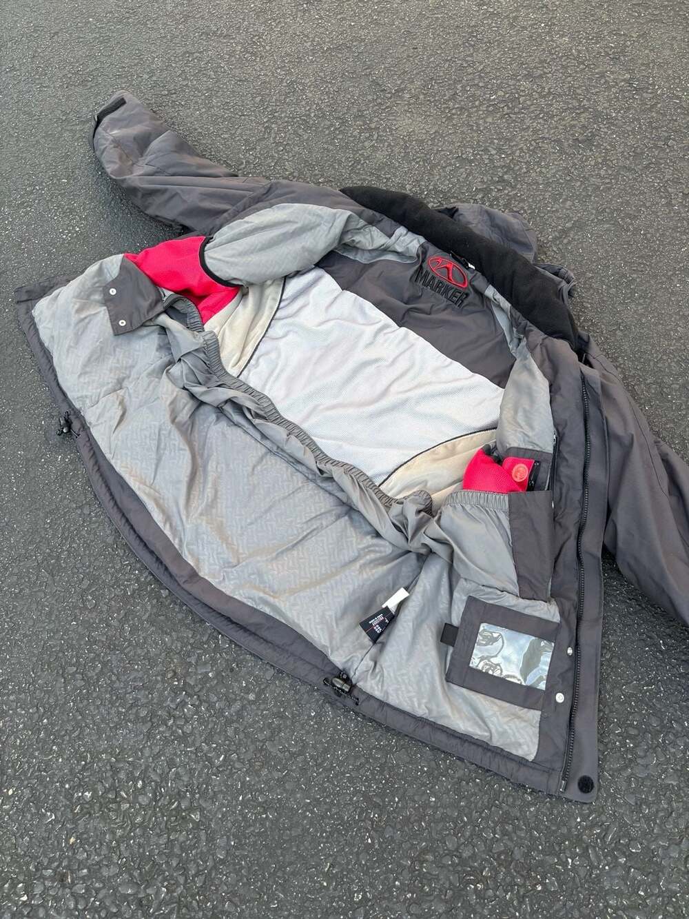 Grey ski Marker jacket size L - Picture 10 of 10